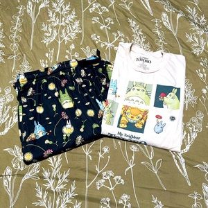 My Neighbor Totoro Studio Ghibli shirt and bottoms